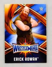 Erick Rowan WWE Topps Wrestling Trading Card Raw Smackdown WrestleMania WMR-7