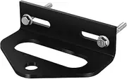 JECOMPRIS Zero Turn Mower Trailer Tow Hitch: Heavy Duty Iron Lawn Mower Trailer Hitch Universal Lawn Trailer Hitch Kit with Carriage Bolt Hardware Black