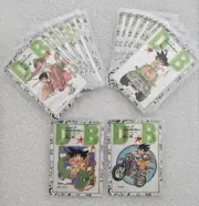 Dragon Ball Toriyama Akira Manga Silver Holo Foil Cards /Set 1-14/