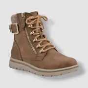 Cliffs by White Mountain Women's Hearten Lace-up Boot Shoes Size 7