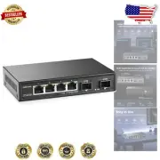 2.5G Ethernet Switch - 4 Ports with 10G SFP for High-Speed Network Solutions