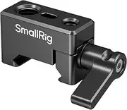 SmallRig NATO Clamp, Quick Release Clamp with 1/4" 3/8" M2.5 Thread for Cold Shoe Monitor Support Camera Cage - 1973