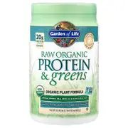 Garden of Life, RAW Organic Protein & Greens, Plant Formula, Lightly Sweet, 1 lb 6.92 oz (650 g)