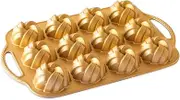 Nordic Ware USA 75th Anniversary Cast Aluminium Braided Bundt Pan, Gold, 37.5 x 25 x 4 cm