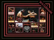 BLOODSPORT - JEAN-CLAUDE VAN DAMME LIMITED EDT DUAL SIGNED FRAMED MEMORABILIA