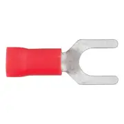 Curt 59611 Pack of 100 Red 22-18 Wire Gauge #10 Stud Size Spade Terminals