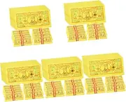 COHEALI 5sets Traditional Ancestor Money Paper Role-Playing Ghost Burn Paper 350sheets*5