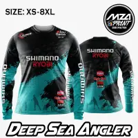 在飛比找蝦皮購物優惠-Baju Pancing DEEP SEA 版釣魚球衣昇華 