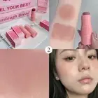 Womens Contour Cream Blush Sticks for Cheeks Lips Highlighter Stick Face Makeup
