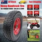 13" 5.00-6 Wheel 25.4mm Bore Pneumatic Trolley Cart Wheelbarrow Tyres Lawn Mower