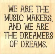 Peter Pan Quotes, Wood Mounted Rubber Stamp IMPRESSION OBSESSION - NEW, C14343