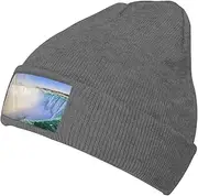 OGNOT Niagara Falls Womens Mens Winter Knitted Beanie Hat,Thick, Soft & Warm Chunky Beanie Hats,for Cold Weather