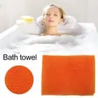 Japanese Rubbing Washcloth Bath Nylon Towel Brush Back Exfoliating Scrub Sh Y4I5