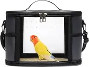 Bird Carrier, Parakeet Travel Bag, Portable Bird Cage, Easy To Clean, Comfortable, 26x19x17cm/10.24x7.48x6.69 Inches, For Parakeet And Small Parrot