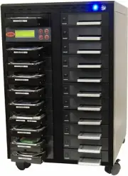 Systor 1:20 SATA 2.5" 3.5" SSD HDD Hard Drive Duplicator & Sanitizer - 9GB/Min