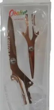 Craft Scissors, Set of 2, Rose and Gold Color