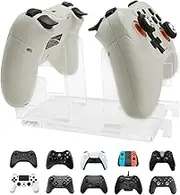 YIBEICO Game Controller Holder for Xbox Series X, Xbox, 360, Ps5, Ps4, Switch,Nintendo,Steam Controller,Gaming Headset,Transparent Controller Display Stand