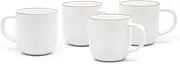 salt&pepper Hana Mugs, Set of 4, 380mL, White