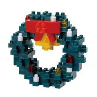 在飛比找東東玩具城優惠-《 Nanoblock 迷你積木 》NBC_382 聖誕花環