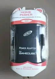 Intec Black Power Adaptor for GameCube Power your GameCube at Home. New Sealed