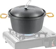 Steamer Pot | Camping Cookware | Camping Steamer Pot, Non-Stick Camping Cooking Pot, Portable Steamer Pot with 4,5 Liters Capacity, Camping Cookware for Buns and Dumplings, Outdoor Use