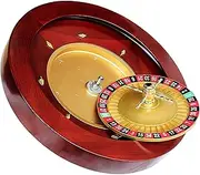 20" Casino Grade Deluxe High Glossy Roulette Wheel Wooden Roulette Wheel Set, Has Precision Bearings, Less Misalignment, More Realistic Rotation, Perfect for an at-Home Game Night Or A Club Party