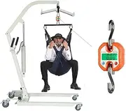 Hoyer Lift Scale for Hoyer Lifts for Home use Simple and Fast Hoyer Lift Scale Maximum Weight 330lb (Color : Orange)