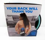 New Chirp Wheel 10” Firm Back Stretcher Foam Roller Muscle Massage Pain Relief