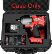 Case for Milwaukee M18 Impact and Torque Wrench - Waterproof Hard Tool Bo, Power