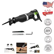 High-Speed 7.5 Amp Reciprocating Saw Kit - Ideal for Home Improvement Projects
