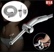 Bathroom Toilet Bidet Shower Douche Sprayer Head Hose Clean Kit Shattaf Handheld