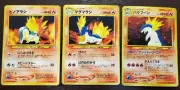 Typhlosion Holo #157 Quilava #156 & Cyndaquil #155 Pokemon Neo Genesis - 3 cards