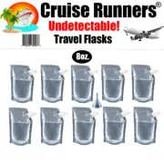 Cruise Plastic Flask Kit Runner Rum Sneak Alcohol Smuggle Liquor Hide Booze Bags