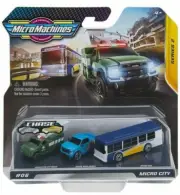 Micro Machines Micro City #06 Series 2 NIP Bus/Utility Truck/Pickup Fast Ship!
