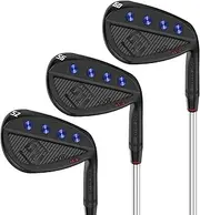 Yamato Full Face Golf Wedge Set or Individual Golf Wedges 50/52/54/56/58/60 Forged Golf Gap Wedge Sand Wedge Lob Wedge Golf Clubs Milled Face for High Spin - Great Golf Wedge