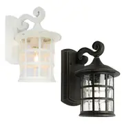 Coventry Outdoor Wall Light in Bronze or White (Small or Large)