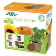 Mr Fothergill''s Jiffy Easy Starter Set 100% Biodegradable for Seed Raising
