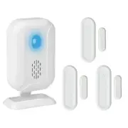 3PK Magnetic Sensors Detector Alarm Door Window Chime for Home Shop Commercial