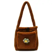 Winter New Fashion Shoulder Bag Soft Warm Fur Bag Crossbody Bag Female Plush Messenger Bag Animal Handbag Women
