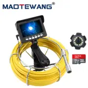 4.3 inch DVR 16GB Handheld 22MM Lens Drain Sewer Pipe Industrial Endoscope 40M