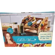 The Pioneer Woman Wildflower Whimsy Spice Rack & Jar Set