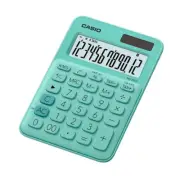Casio Color Calculator MS-20UC, Green, 1EA