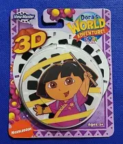 SEALED Dora's Explorer World Adventure Nick Jr. TV Show view-master 3 Reels