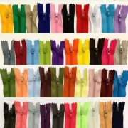 50pcs 20 Inch 50cm Nylon Coil Zippers Bulk for Sewing Crafts 40 Color 20 inch