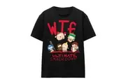 South Park Unisex Adult WTF Ultimate Smackdown T-Shirt (Black) - UTTV15983