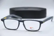 NEW NIKE FLEXON 4258 414 GREY YELLOW AUTHENTIC DESIGNER EYEGLASSES W/CASE 53-17