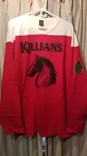 NWOT Killian's Irish Red Zone Jersey - Lager Beer Ireland Promo Shirt - Size XL