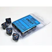 CHX 25226 Opaque Dusty Blue/copper Set of Ten d10s