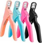 Healvian Nail Scissors Set 4pcs U-shaped Nail Cutters for Professional Home Use Random