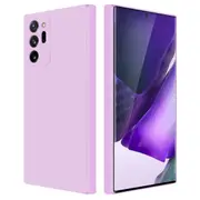 MCC For Samsung Galaxy Note20 Ultra 4G 5G Soft Liquid Silicone Shockproof Case Cover N985 N986 [Light Purple]